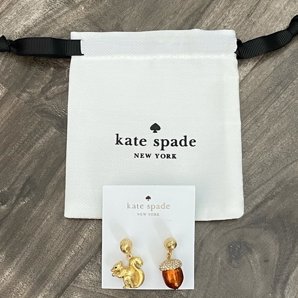 Kate Spade 🐿 Squirrel & Acorn Earrings - Picture 4 of 5